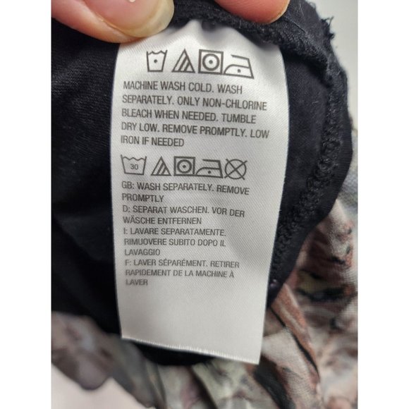 LOGO Lori Goldstein Womens Cardigan Size XL Black Open Front Contrast Hem Jersey - Picture 7 of 9